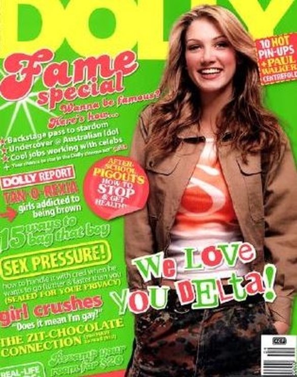 On the back of the Movie Hating Alison Ashley, Delta Goodrem was a 2003 cover girl.