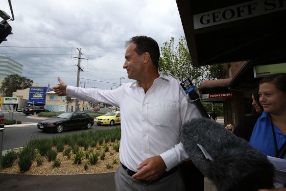 Frankston MP Geoff Shaw has had all of the charges against him dropped.  The Age. Photo: Angela Wylie. December 3 2013.