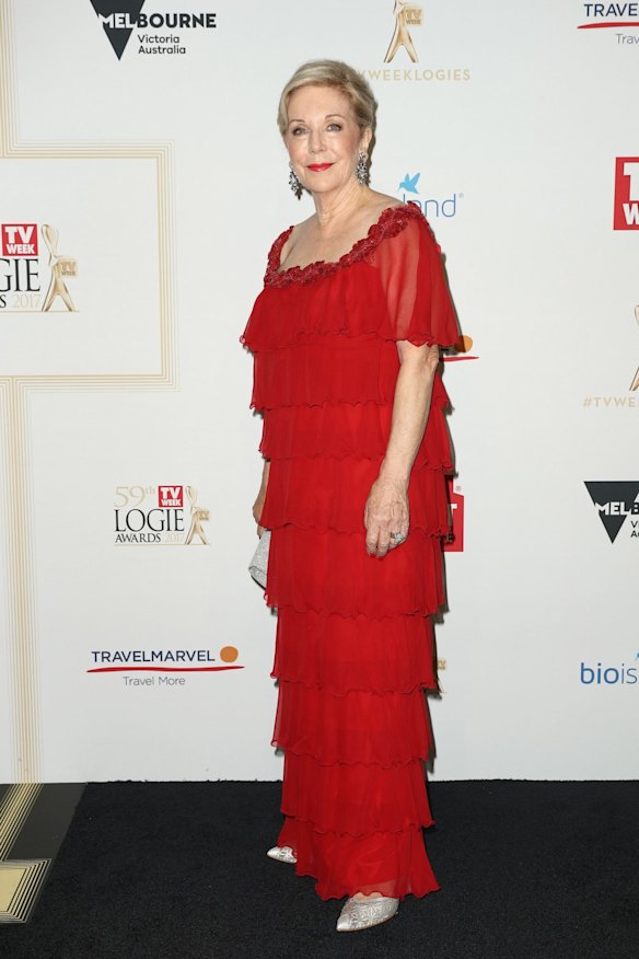 Ita Buttrose arrives at the 59th Annual Logie Awards at Crown Palladium.