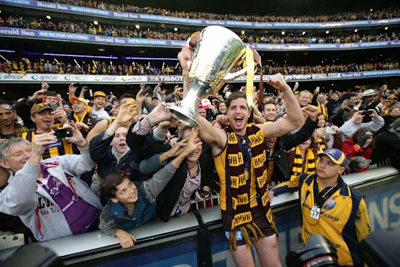 Jubilation at the MCG.