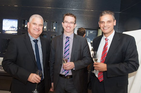 Allan Snadden, Jason Stout and James Komninos.