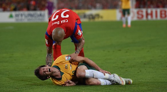 Robbie Kruse is injured.