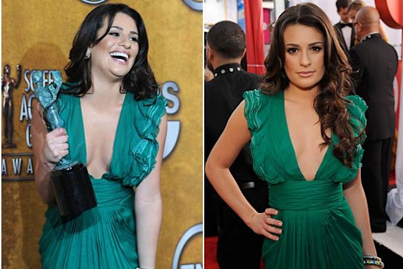 Glee star's skinny new look