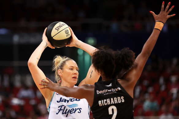 Chasing another ring: Lauren Jackson has been instrumental in Southside’s charge towards another WNBL grand final series.