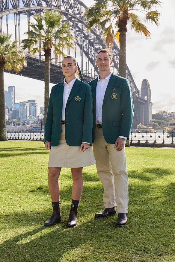 The Commonwealth Games uniforms by R.M. Williams for Team Australia.