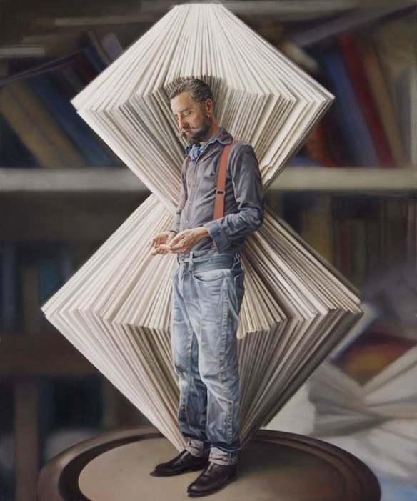 The Archibald Prize 2013 Julia Ciccarone, Portrait of Nicholas Jones, 2012 Oil on linen  91.5 x 76cm