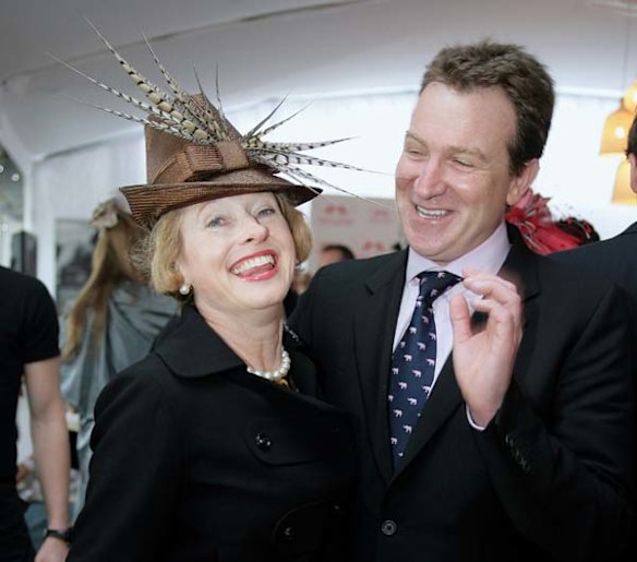 With Gai Waterhouse.