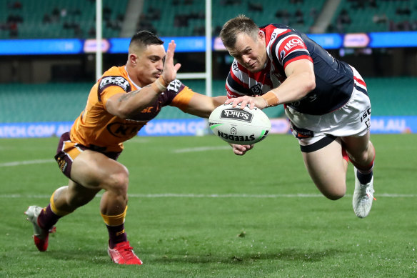 At 34, Josh Morris is in evergreen form for the Roosters. 