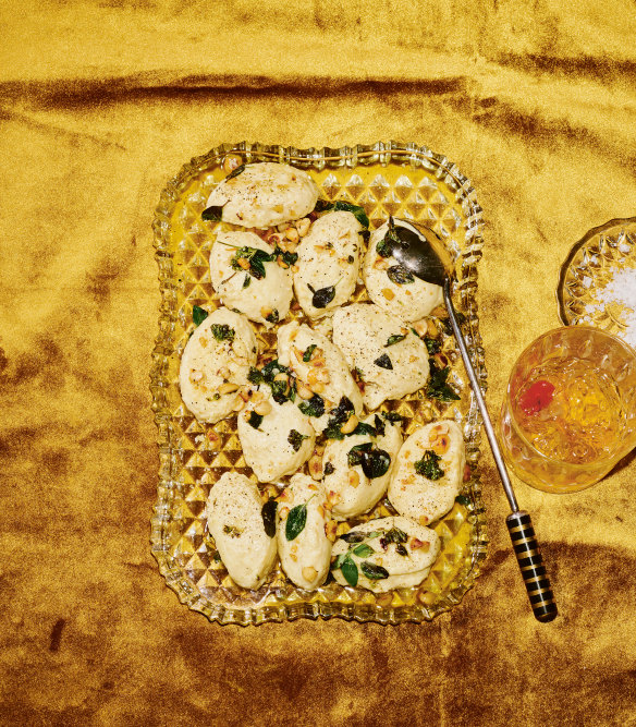 These gnudi swap tofu for ricotta. 