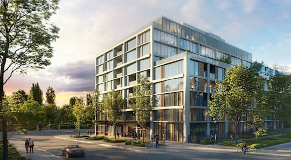 Construction giant Geocon is spruiking the Envie complex as a "masterpiece" 