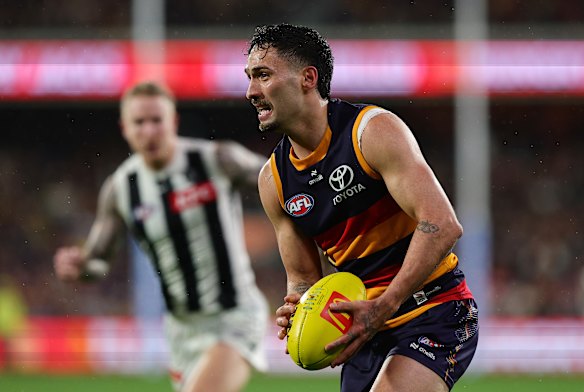 Suspended: The Crows will be without star playmaker Izak Rankine through September. 
