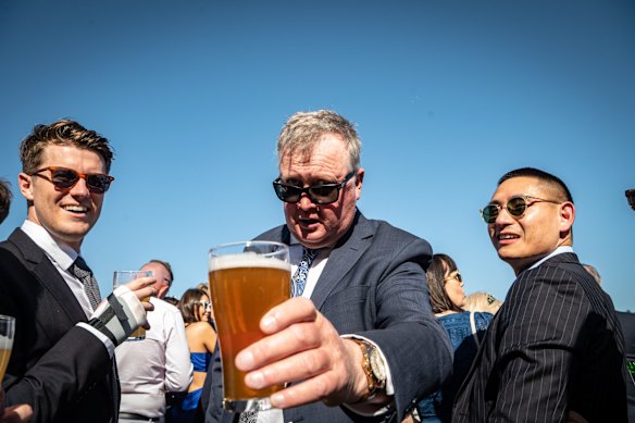 The crowd at Everest Day, Royal Randwick Racecourse.