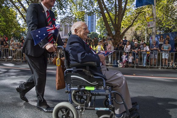Anzac Day March, Sydney, 2019.