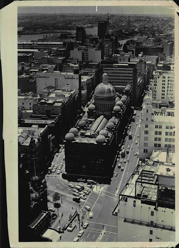 The Queen Victoria Building in George Street in 1966. 