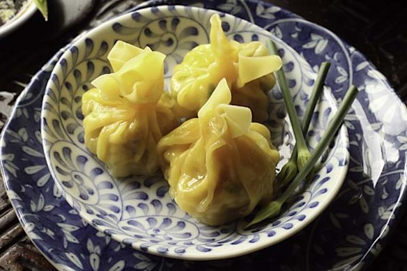 Pork and prawn dumplings - siu mai