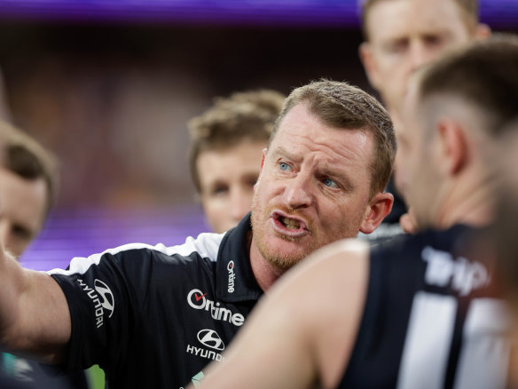 Time for a tactical change: AFL great Nathan Buckley says Michael Voss and the Blues need to rethink the way they are handling opponents.