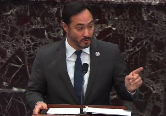 House impeachment manager Joaquin Castro.