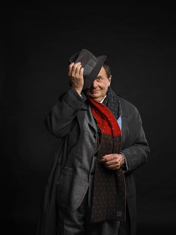 Barry Humphries during a promotional photoshoot for 8 Days.