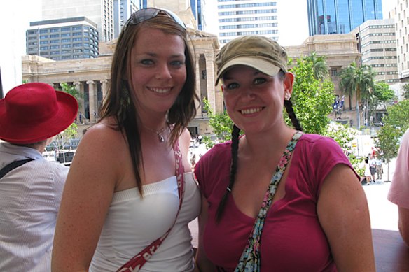 Danna Whelan and Aoife Fitzpatrick from Dublin, Ireland.