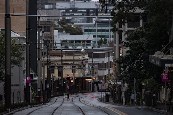 Daily life around Surry Hills as tough new lockdown restrictions come into force, due to rising COVID cases throughout the city.