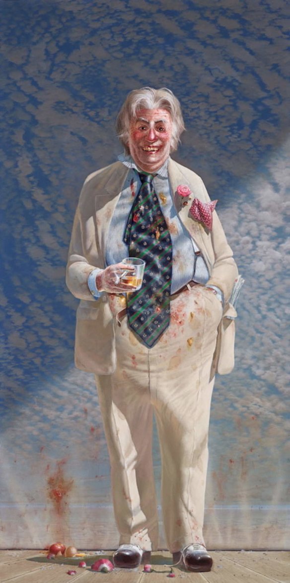 Tim Storrier's portrait of Sir Les Patterson.