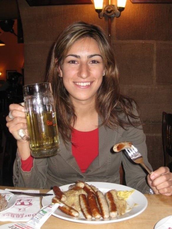 Rachel Muscat in Nuremberg were she regularly visited Adidas' headquarters. 