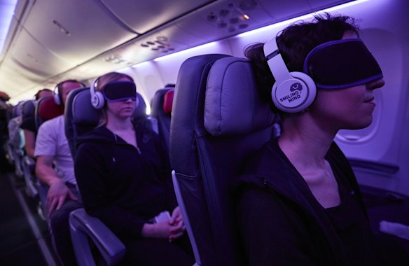 Virgin Australia held the world's first dedicated meditation flight on Thursday to help anxious passengers overcome their fear of flying.