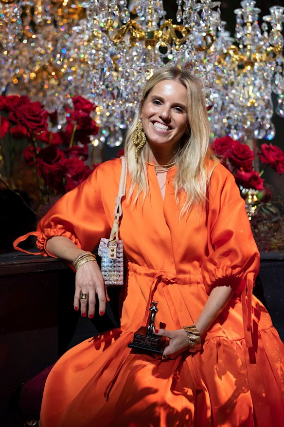 Lucy Folk, Best Australian Accessories Designer award winner.