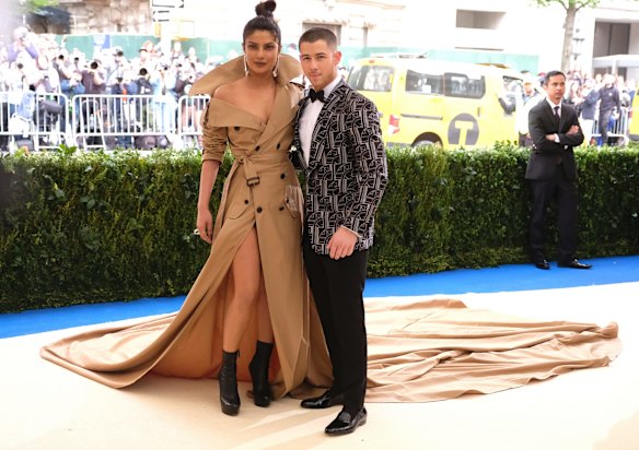 2017: Trench coats are normally designed for activities such as avoiding puddles. This one, not so much, but Priyanka Chopra (with Nick Jonas for arm candy) was still one of the night's best dressed for this sexy Inspector Gadget-inspired look.