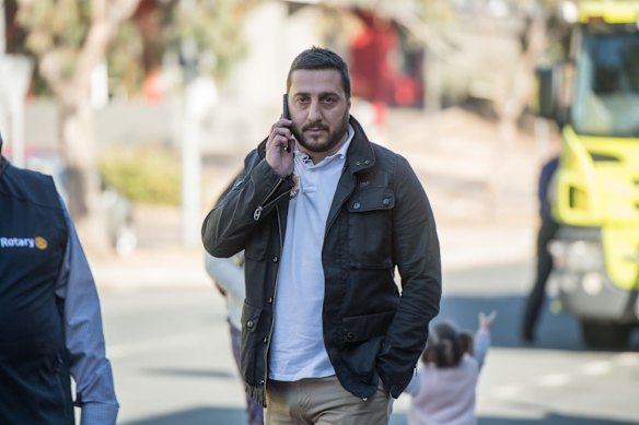 Owner Dimitri Yianoulakis at the Hawker location. 