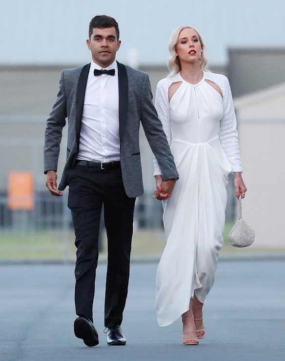 Jack Martin of the Blues and partner.