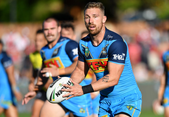 Struggling: Bryce Cartwright had a forgettable first season at the Titans.