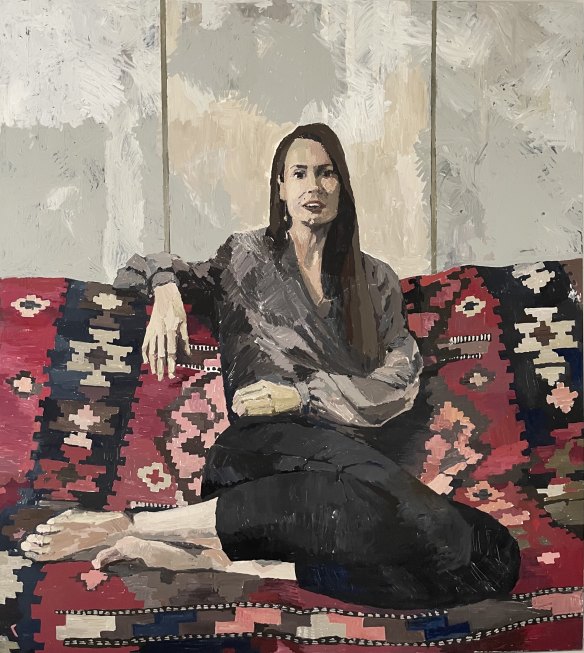 Zoe Young’s portrait of Kylie Moore-Gilbert, the Melbourne academic who spent two years in jail in Iran. 