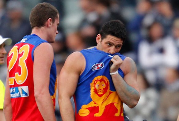 Brendan Fevola has been sacked by the Brisbane Lions.