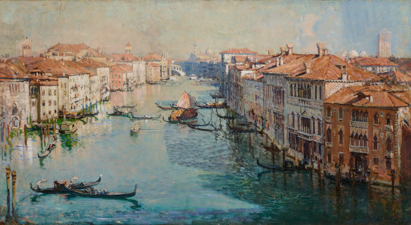 Arthur Streeton’s record-setting The Grand Canal (1908).