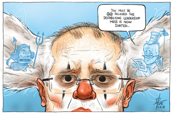 The Canberra Times' editorial cartoon for Wednesday, December 5, 2018.