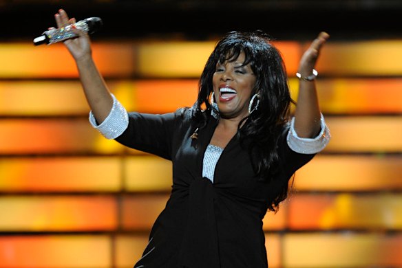 Donna Summer performs during the finale of 'American Idol' at the Nokia Theatre in Los Angeles.