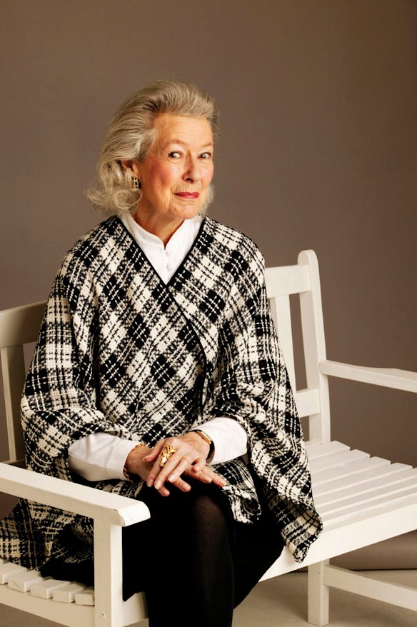 Sheila Scotter, former editor of Vogue (from 1970) and founder of Vogue Living and Melbourne Fashion Legend, in 2003.