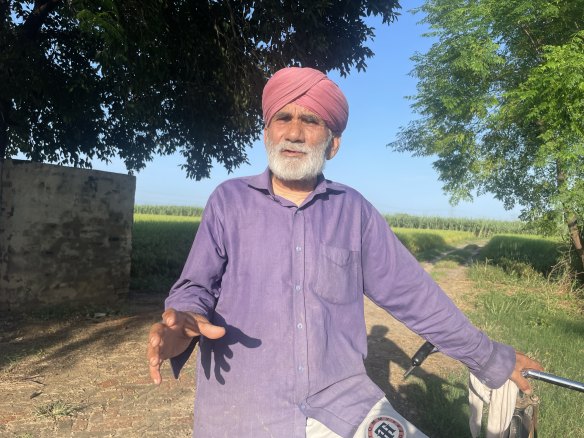 Farm labourer Jagir Lal.