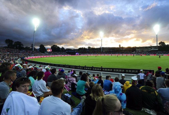 Manuka Oval will host two Big Bash games and a Test between December 21 and February 9.