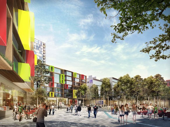 The Haymarket - urban square.