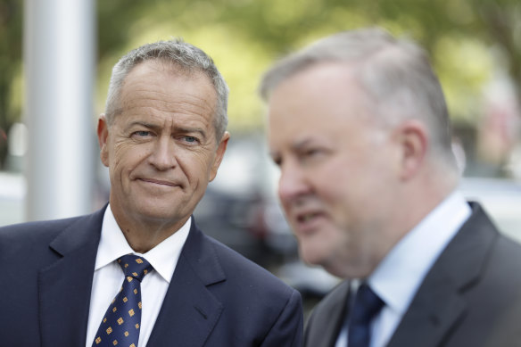 Bill Shorten and Anthony Albanese were rivals for the Labor leadership in 2013. 