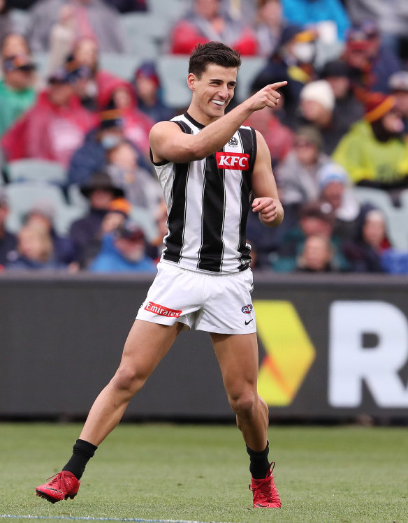 That’s what I am talking about: Nick Daicos appears a lock for the Rising Star award after a stunning afternoon against the Adelaide Crows.