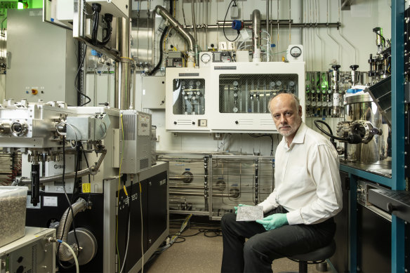 Richard Corkish, a senior lecturer at UNSW's world-renowned photovoltaics research school. The centre has been responsible for the technology found in many solar cells around the world.