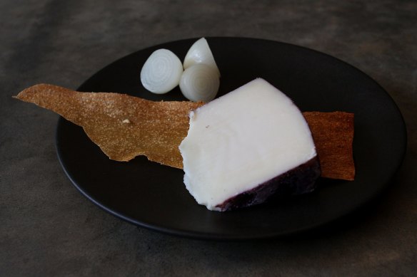 Miguel Maestre Murcia Wine Cured Goat Cheese, $7.33 per 100g, 30/100
