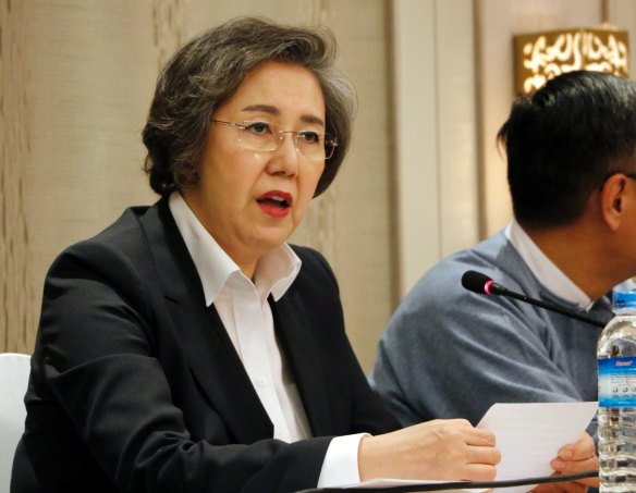 Yanghee Lee, UN special rapporteur to Myanmar.