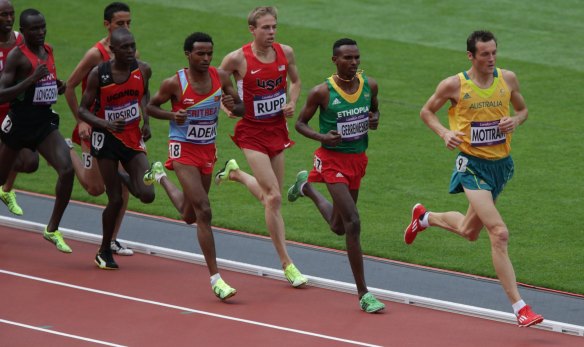 2012 London Olympic  competing 2012 London Olympic Games London 
Olympic Stadium  London
Australian  Craig Mottram in the mens 5000m race. wednesday 8th August 2012
Photo by Brendan Esposito