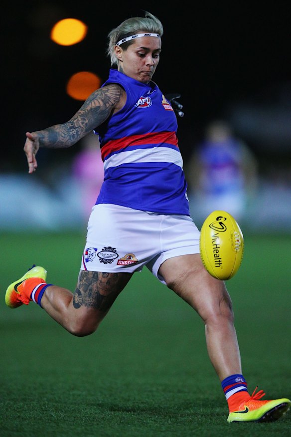 AFL player Moana Hope: "For her breakthrough into AFL as well as her selfless caring for her sister."