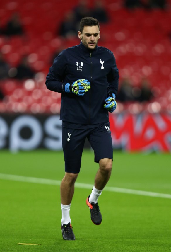 LONDON, ENGLAND - DECEMBER 07: Hugo Lloris of Tottenham Hotspur warms up prior to kick off during the UEFA Champions League Group E match between Tottenham Hotspur FC and PFC CSKA Moskva at Wembley Stadium on December 7, 2016 in London, England. (Photo by Bryn Lennon/Getty Images)