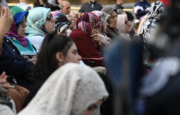 A crowd of around 700 people came to the vigil in Broadmeadows.